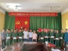 Hội đồng NVQS xã Bù Nho tổ chức thăm chiến sĩ mới